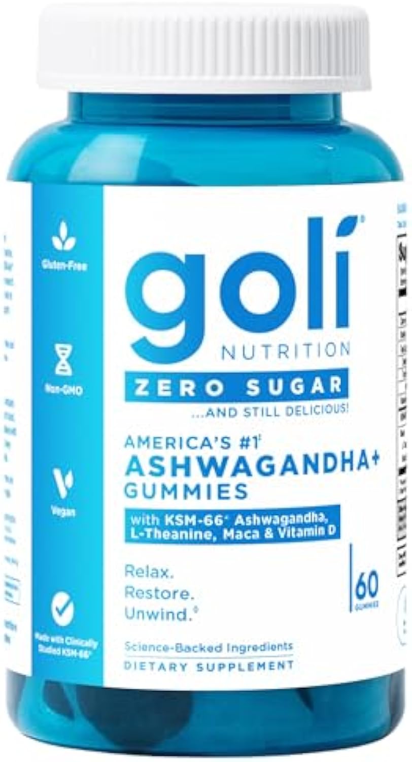 Goli Zero Sugar Creatine Gummies AshwaCummies Pack of 3