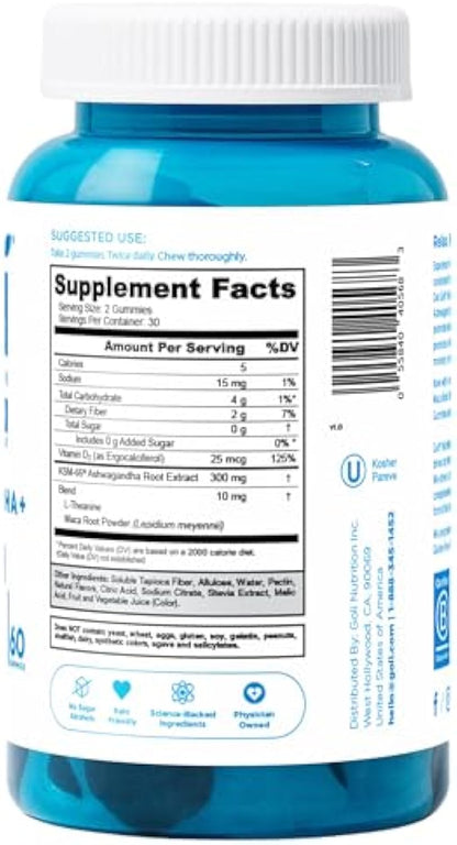 Goli Zero Sugar Creatine Gummies AshwaCummies Pack of 3